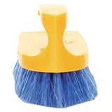 Commercial Products Iron Handle Scrub Brush 6-inches Polypropylene Fill Cobalt Bristles For Hard Scrubbing on