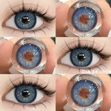 1 Pair Color Contact Lenses for Eyes Cosmetics Blue Contact Lenses Brown High Quality Natural Contact Lenses Gray Lenses
