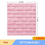 10 Pcs 3D Peel and Stick   Wall Stickers Home Decor Living Room Waterproof Foam Vinyl PVC 70X77CM Self Adhesive Panels Wallpaper