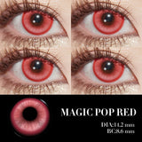 Eye Eyes Color Contacts Colored Contact Lenses Lens Small Pupils Myopia Cosplay Anime Cute 2Pcs 12 Months 1 Year Use