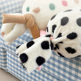 Velvet Candy Pillow Removable And Washable Column Bed Roll Cushions Head Supporter Back Leg Body Wave Point Pillow Cushion