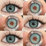 1 Pair Color Contact Lenses for Eyes Cosmetics Blue Contact Lenses Brown High Quality Natural Contact Lenses Gray Lenses