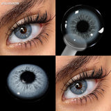 Unspoken Power Colored Contact Lenses with Prescription 14.2mm 6 Months Natural Eye Beauty Makeup Soft Lens