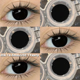 Halloween cosplay color contact lenses for eyes black/red/white Anime Accessories colorful fashion lenses