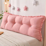 Bedhead Anti-collision Soft Cushion Nordic Style Double Large Backrest Can Be Dismantled and Washed Watching Drama Waist Support