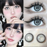 Color Contact Lenses with Diopters Korean Eye Contacts Lenses Colorcon Black Lenses High Quality Natural Optical Lenses