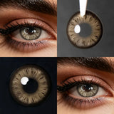 Colored Contact Lenses Lalens Twinkle Black Brown Blue Color Contacts Eye Lens Eyes Half Year 2Pcs