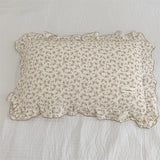 INS Ruffle Edge Gauze 100% Cotton Princess Pillow Case 30X50 48X74cm Breathable Pillowcase Decorative for Home Bedding Bedroom