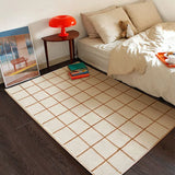 Retro Checkerboard Rugs for Bedroom Home Decor Fluffy Soft Plush Floor Mat Living Room Decoration Carpet Lattice Lounge Rug