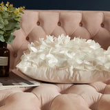 Solid Color 3D Leaf Body Pillow Soft Sofa Pillow for Home Living Room, Hotel, Car Back Satin Home Accessories for Bedrooms