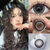1 Pair 0~-8.00 Myopia Lenses Colored Contact Lenses with Degree High Quality Natural and Beautiful Pupils New Soft Lenses