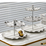 Ceramic Cake Stand Afternoon Tea Dessert Bread Stands Fruit Tray Snack Storage Rack Display Home Tools