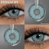 1 Pair Black Color Contact Lenses Brown Grey Beauty Soft Contact Lenses Yearly Fast Shipping Beauty Pupils Cosmetics