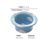 Blue Sky and White Clouds Breakfast Spoon Coffee Mixing Spoon Underglaze Color Fruit Salad Rice Soup Bowl