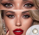  1Pair Yearly Colored Contacts Blue Beautiful Pupil Brown Lenses Natural Contact Lens for Eyes Fashion Cosmetic Lenses