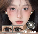 2pcs New Fashion Blue Colored Contacts Lenses for Eyes Brown Eyes Contacts Lenses Yearly Cosmetic Brown Contact Lenses