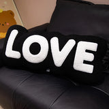Love Letter Pillow Lumbar Waist Cushion For Couch Living Room Valentine's Day Wedding Ceremonies Party Decorations