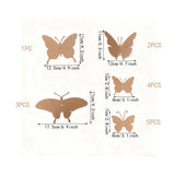 15pcs Rustic Metal Butterfly Wall Decor Set Butterfly Silhouette Wall Art Room Decor Garden Patio Fence Outdoor Home Decorations