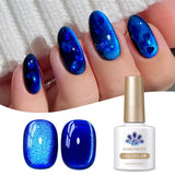 Green Guava Gel Nail Polish Cat Magnetic Light 10ml Sparkling Glass Bead Soak Off UV LED Varnish Salon Maniucre