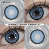 Big Eyes Color Contact Lenses Fashion Blue Colored Contact Lense Brown Softlenses Green Beauty Pupils Yearly Use