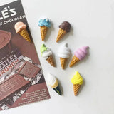 8Pcs Mini Ice Cream Resin Refrigerator Magnets Food Refrigerator Home Decor Gift Magnets Magnetico Refrigerador