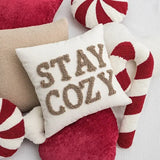 Christmas Cartoon Candy Cushion Living Room Sofa Cushions New Year's Red Decoration Cushions Bedroom Bedside Cushion Pillow Case