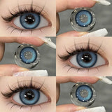 New Fashion Color Contact Lenses for Eyes Brown Eyes Contacts Lenses Colorful Makeup Blue Eyes Lenses Yearly 2pcs=1pair