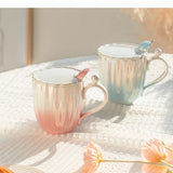 Ceramic Coffee Mug Tea Cup Home Drinking Utensils Pearl Appearance Milk Living Room Decoration Household Items