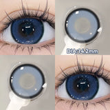 1 Pair Myopia Prescription Colored Contact Lenses Fashion Lens Beauty Pupils Blue Eye Color Lenses Purple Eye Lenses