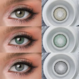 Eyes Color Contacts Colored Contact Lenses Lens Small Pupil Beauty Prescription Myopia Daily 14.2mm 2Pcs Half Year