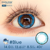 2Pcs Colored Contact Lenses 14.5mm, Vibrant Yellow/Red/Blue/Purple/Green Anime Cosplay Soft Lenses, 6 Months
