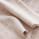 Nordic Modern Throw Blanket Knitted Sofa Decoration Cover Geometric Grid Nap Blanket Bedspread Pure Cotton Warm Shawl 130X180CM