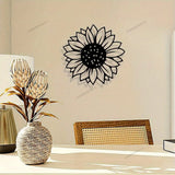 Sunflower Wall Art Decor Flowers Metal Wall Art Sunflowers Home Decorations for Bathroom Farmhouse Living Room Kitchen Office