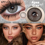 Vivid Colored Contact Lenses Natural Brown Lenses Makeup Color Pupils Cosmetics Green Contact Lenses Blue&Grey Pupils Year