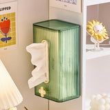Punch-Free Creative Tissue Box Wall-Mounted Paper Towel Napkin Storage Box Household Kitchen Bathroom Paper Organizer