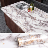 Marble Kitchen Oil-Proof Film Stove Waterproof Moisture-Proof Self-Adhesive Wallpaper Countertop Cabinet Renovation Tile Sticker