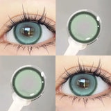 Color Pupils Blue Contact Lenses Brown Pupils For Eye with Prescription Myopia Lenses Korean Lenses Yearly 2pcs/pair