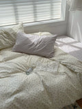 Pure Cotton Fledding Set Four-Piece Queen Size Bed eet Cover Duvet Cover Bedding Protector Single Dormi Bed Linens