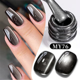10ml Super Shining Reflective Cat Magnetic Gel Ultra Shine Glitter Red Silver Soak Off UV LED Gel Nail Art Varnish