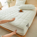 Thick Cotton Bed Sheets Double Side Available Velvet Bedsheet Elastic Fitted Sheet Home Bed Linen & Mattress Cover protector