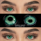 1 Pair Colorcon Colored Contact Lenses for Eyes Eyes Green Eye Lenses Blue Lenses Fashion Beauty Pupils yearly use