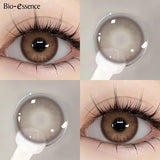 Contact Lenses Natural Brown Colored Pupils Cosmetic Grey Lenses Green Lens Yearly for Daily Party