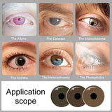 14.2mm Prosthetic Lens New 1 Pair 6 Month Use Artificial Eye Contact Lenses for People with Eye Defects Glaucoma Eye