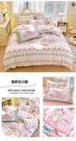 Washed Cotton Pink Duvet Cover Girl Room Decor Breathable Comforter Cover with 2 Pillowcases Bed Linens Bedding Set Home Textile