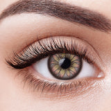 New 1 Pair Colored Contact Lenses for Eyes Blue Graduated Fashion Blue Eyes Lenses Yearly Urban Gray  Brown Yearly