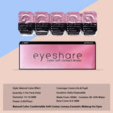1 Day Lens Colored Contact Lenses for Eyes 5 Pairs Daily Lens Cosplay Contact Lenses Blue Eye Contacts Purple Lenses
