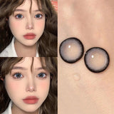 0-800 Degree sLenses ColorLenses Purple Colored Lenses Big Diameter Brown Lenses Blue Color Contact Lenses for Eyes