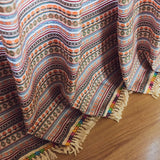 Cotton Linen Curtains for Living Room with Tassel Rod Pocket Hook Top Kitchen Curtains Bohemian Home Decor