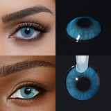 Natural Color Contact Lenses 14.2mm Small Pupil Half Year Disposable for Daily Cosmetics Makeup