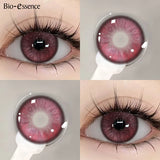 Contact Lenses Natural Look Beauty Pupils Brown Eye Contacts Cosmetic Grey/Blue Lenses for Daily Party